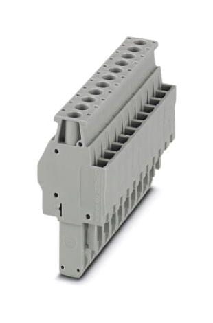 PHOENIX CONTACT Pluggable UPBV 4/11 TERMINAL BLOCK, PLUGGABLE, 11POS, 10AWG PHOENIX CONTACT 3268978 UPBV 4/11