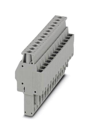 PHOENIX CONTACT Pluggable UPBV 4/13 TERMINAL BLOCK, PLUGGABLE, 13POS, 10AWG PHOENIX CONTACT 3268979 UPBV 4/13