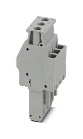 PHOENIX CONTACT Pluggable UPBV 4/ 3 TERMINAL BLOCK, PLUGGABLE, 3WAY, GREY PHOENIX CONTACT 3239438 UPBV 4/ 3