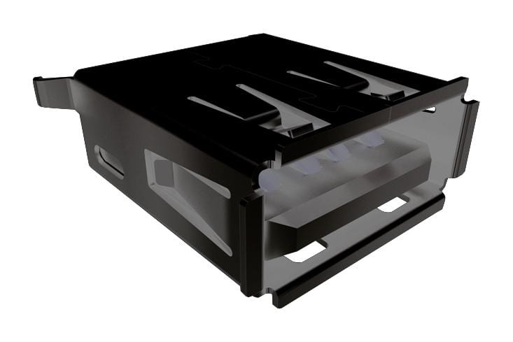 SAMTEC USB Connectors USB-B-S-S-B-SM USB, 2.0 TYPE B, R/A RCPT, 4POS, SMT SAMTEC 3551298 USB-B-S-S-B-SM