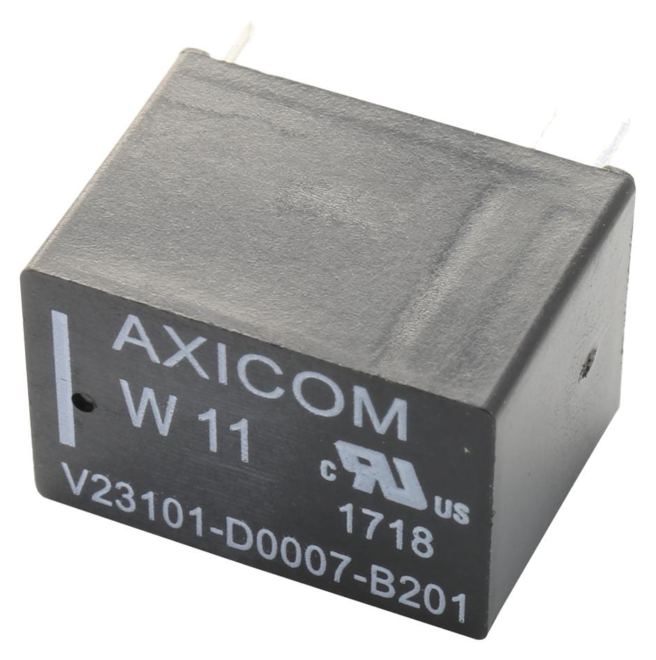 AXICOM - TE CONNECTIVITY Signal V23101D6A201 SIGNAL RELAY, DPDT, 2A, 125VAC, TH AXICOM - TE CONNECTIVITY 2748105 V23101D6A201