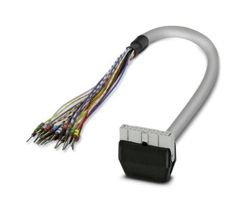 PHOENIX CONTACT I/O Cable Assemblies VIP-CAB-FLK20/FR/OE/0,14/0,5M ROUND CABLE, 20 POS, 0.5M, CONTROLLER PHOENIX CONTACT 3260248 VIP-CAB-FLK20/FR/OE/0,14/0,5M