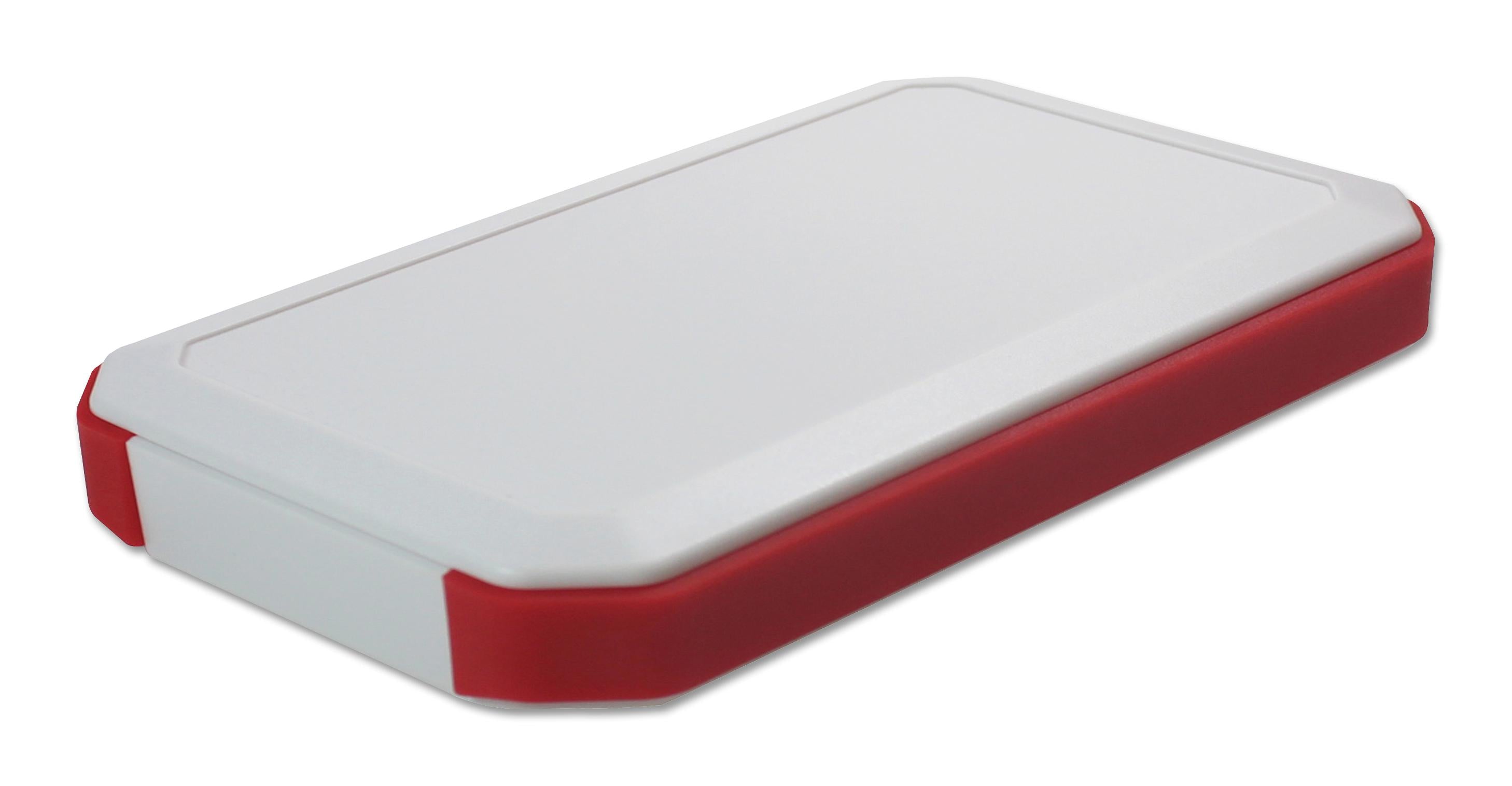 TAKACHI Enclosures WH145-20-N-WR HANDHELD ENCLOSURE, ABS, WHITE/RED TAKACHI 2471918 WH145-20-N-WR