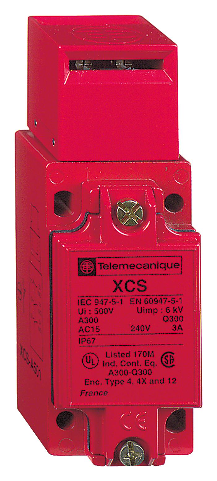 TELEMECANIQUE SENSORS Safety interlock XCSA722 SAFETY SWITCH, DPST-NC/SPST-NO, 6A, 120V TELEMECANIQUE SENSORS 3130581 XCSA722