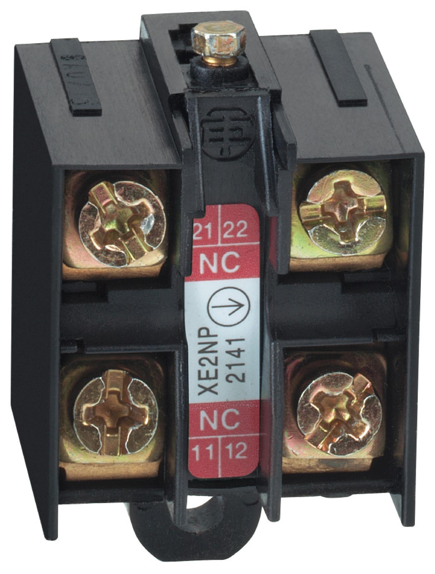 SCHNEIDER ELECTRIC Contact Blocks XE2NP2141 CONTACT BLOCK, 600V, 10A, 2POLE SCHNEIDER ELECTRIC 3114830 XE2NP2141
